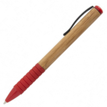 ручка bamboo шариковая, бамбук, пластик