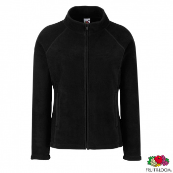 толстовка 'lady-fit full zip fleece' m (fruit of the loom)
