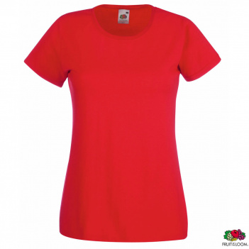 футболка 'lady-fit valueweight-t' xs (fruit of the loom)