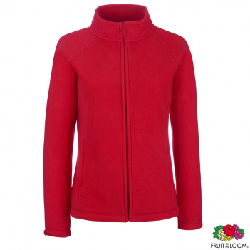 толстовка 'lady-fit full zip fleece' s (fruit of the loom)
