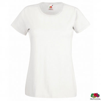 футболка 'lady-fit valueweight-t' xs (fruit of the loom)