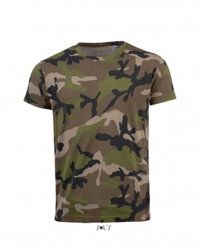 футболка чоловіча sol's camo men