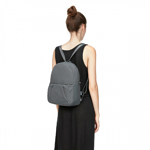 жіночий рюкзак трансформер антизлодій citysafe cx convertible backpack econyl, 6 ступенів захисту