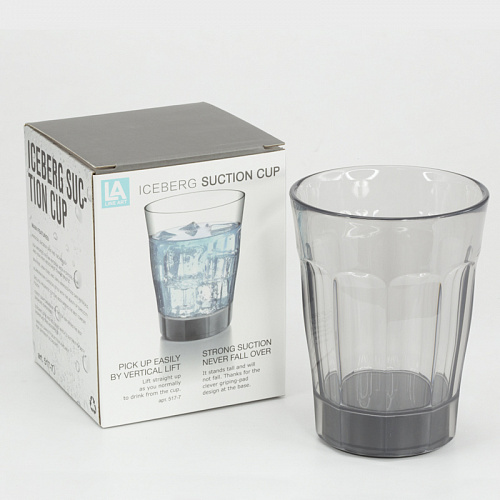 cтакан не проливний bergamo iceberg, 280 мл